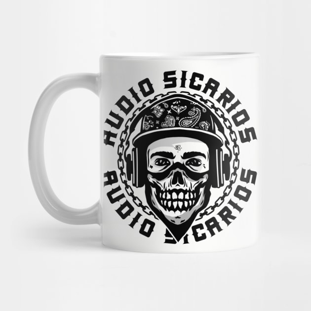 Audio Sicarios Logo by Hongree Tees